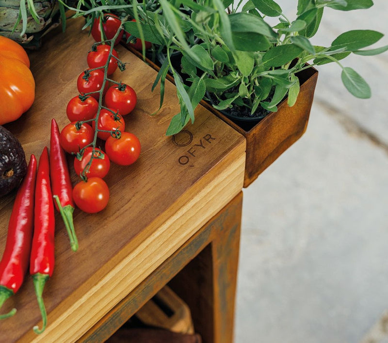 Butcher Block Storage 90