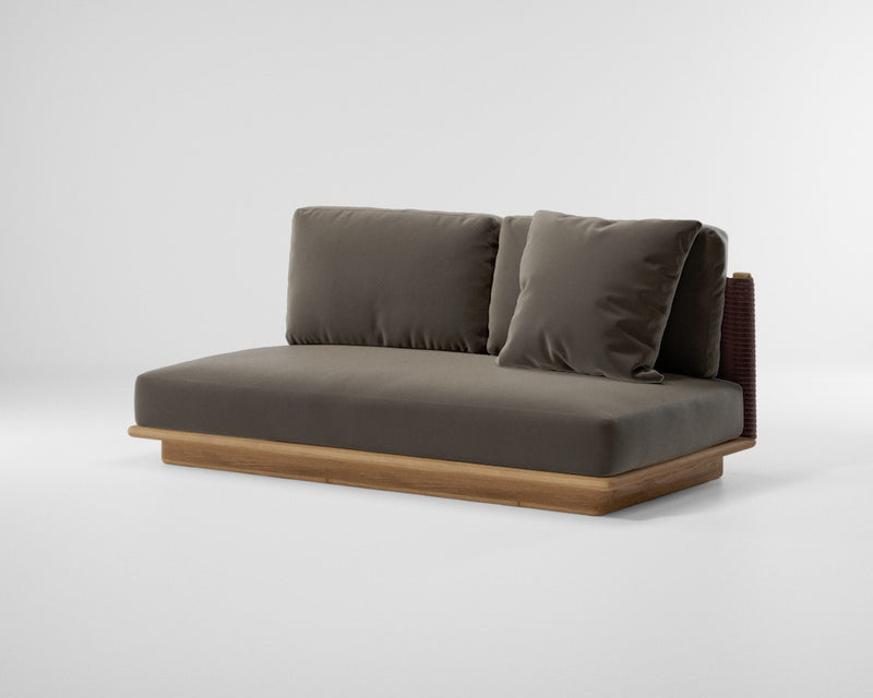 Giro modul lounge serie med teak base