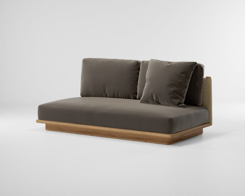 Giro modul lounge serie med teak base