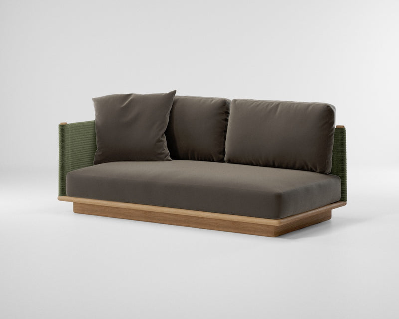 Giro modul lounge serie med teak base