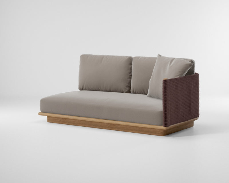 Giro modul lounge serie med teak base