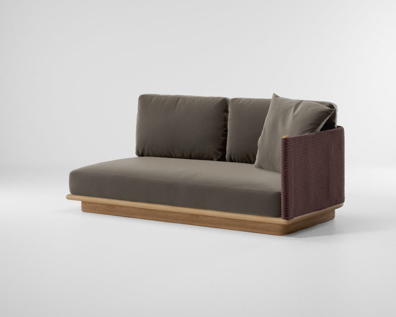 Giro modul lounge serie med teak base