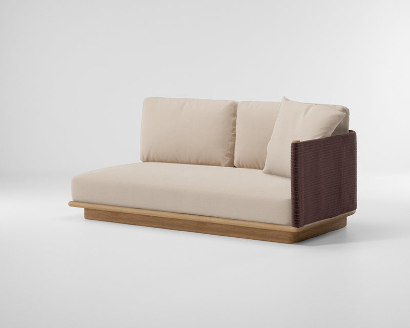 Giro modul lounge serie med teak base