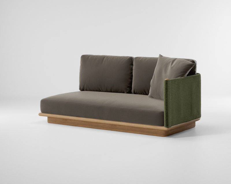 Giro modul lounge serie med teak base