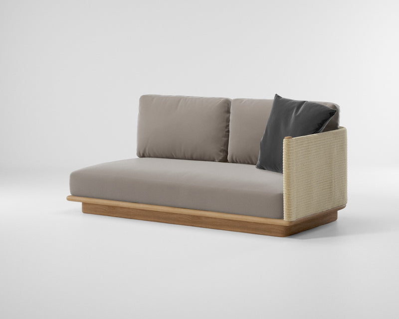 Giro modul lounge serie med teak base