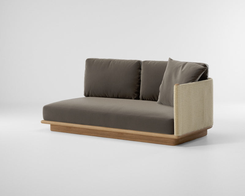 Giro modul lounge serie med teak base