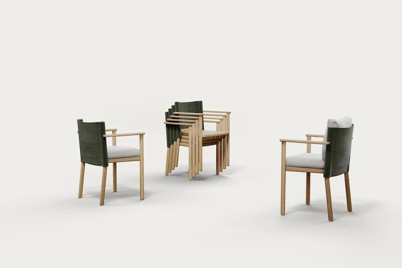 Giro stackable dining chair