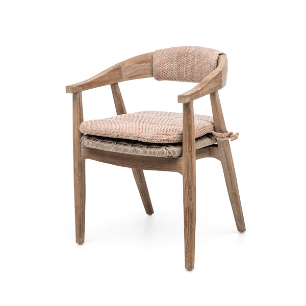 Armchair Faye wicker seat