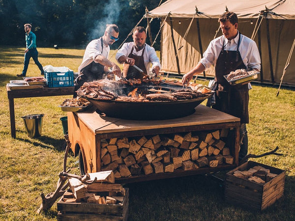 Grill trailer corten