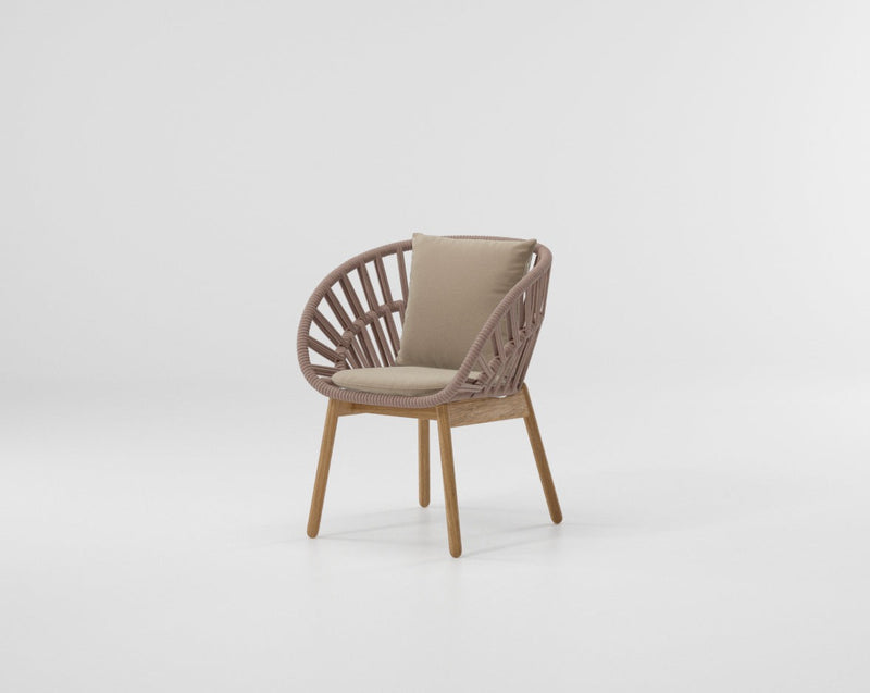 Cala dining armchair teak legs