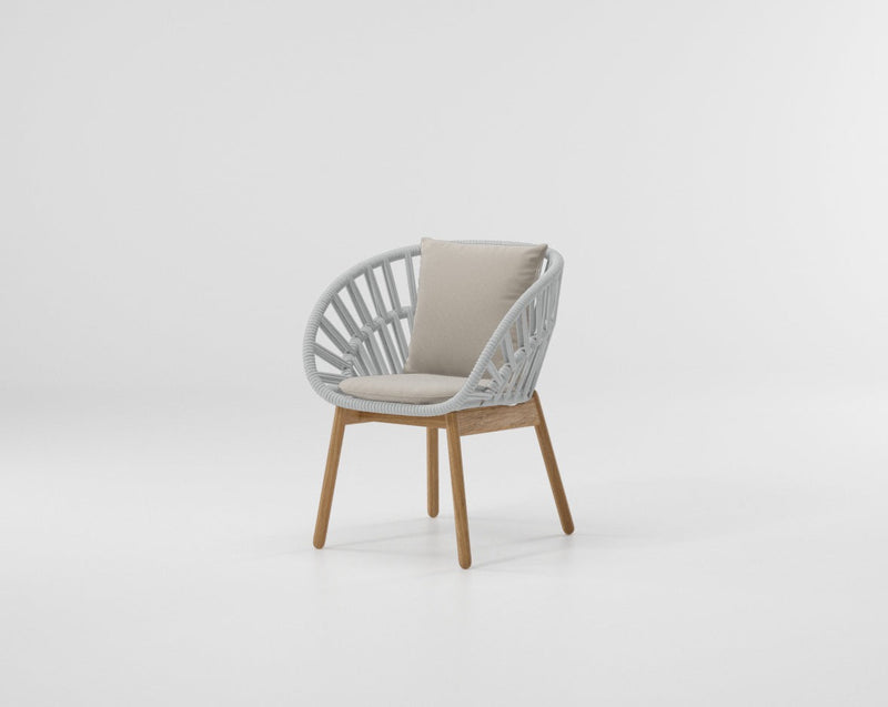 Cala dining armchair teak legs