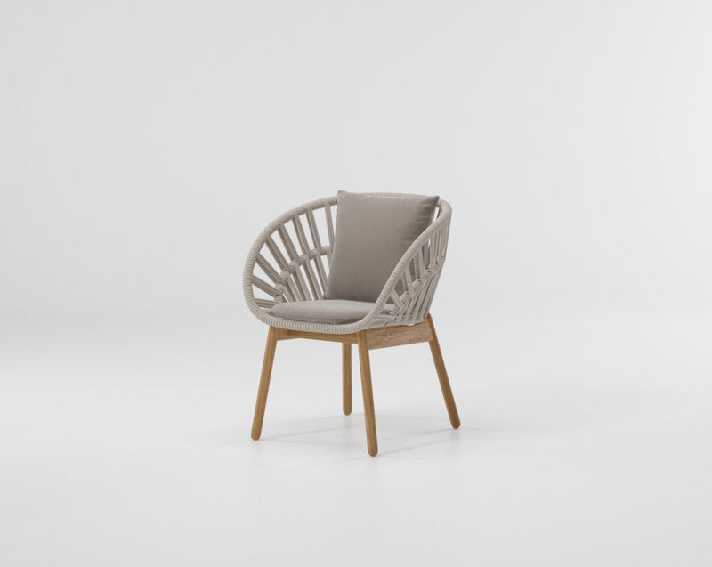 Cala dining armchair teak legs