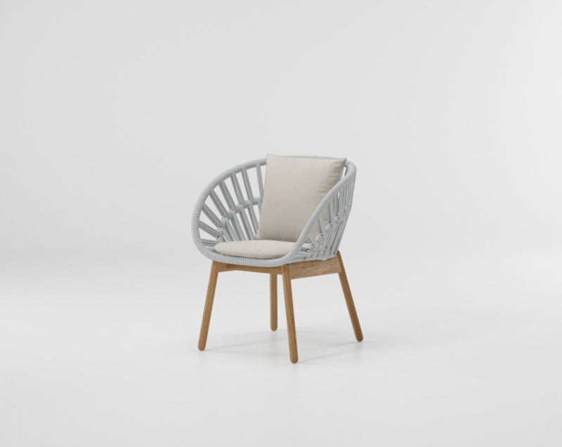 Cala dining armchair teak legs