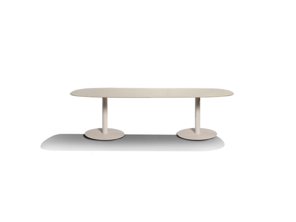 T-Table oval low dining table