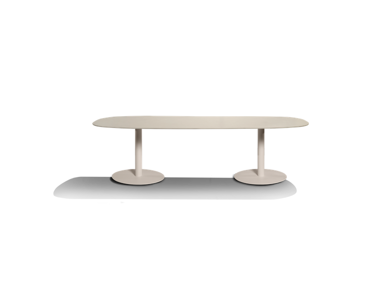 T-Table oval low dining table